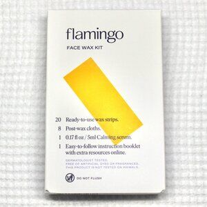 NWT Flamingo Face Wax Strips Kit Skincare